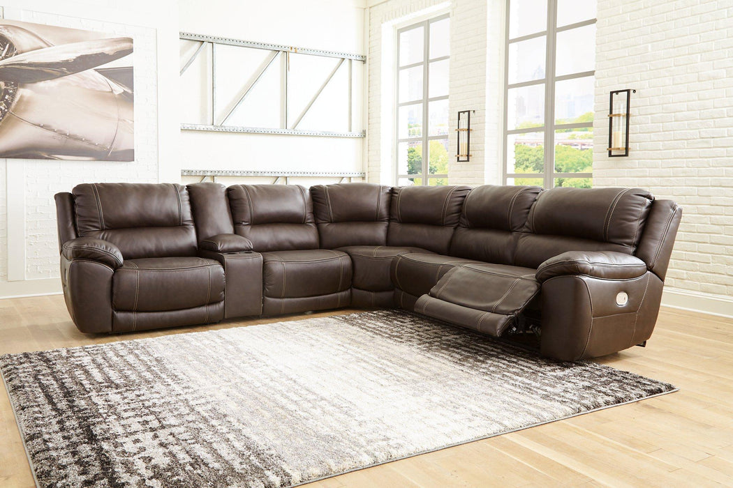 Dunleith Power Reclining Sectional - One & Only Furniture