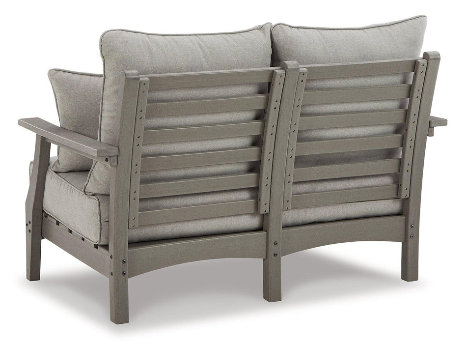 Visola Outdoor Sofa and Loveseat Set - One & Only Furniture