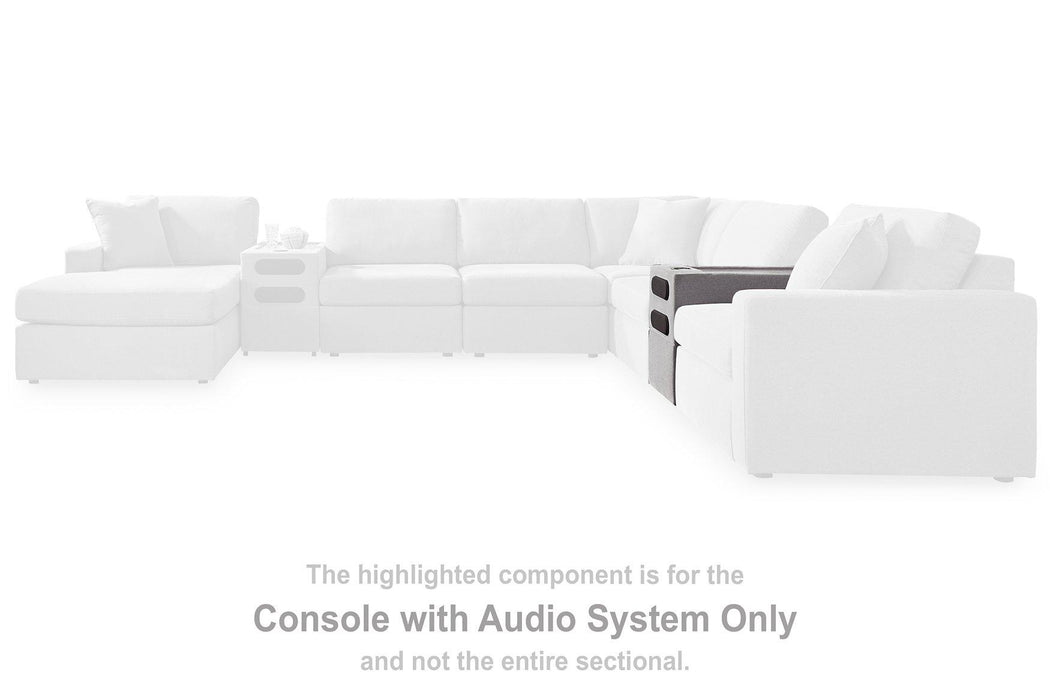 Modmax Balanced Sectional with Audio and Storage Consoles - One & Only Furniture