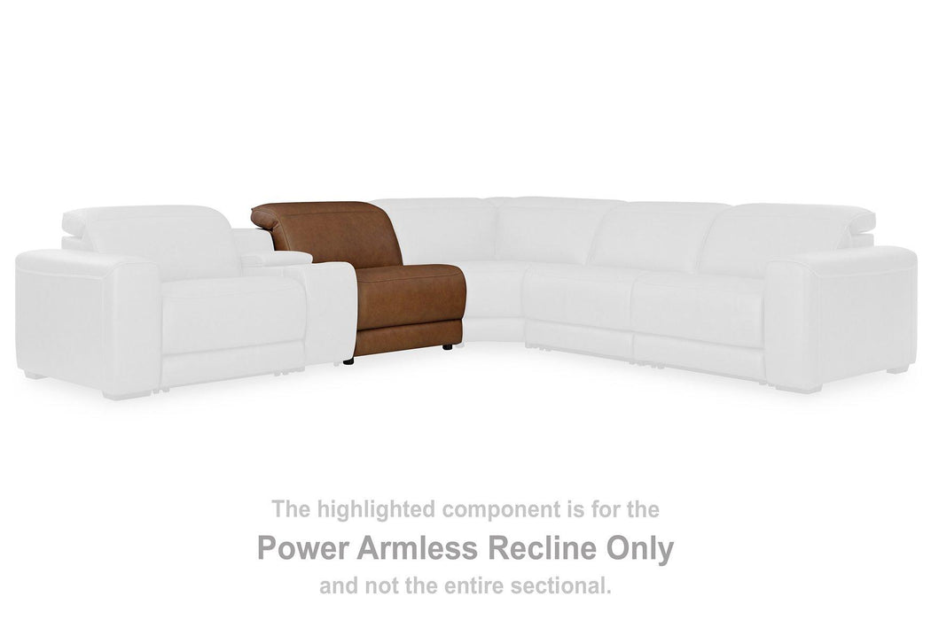 Magic Man 5-Piece Power Reclining Sectional - One & Only Furniture