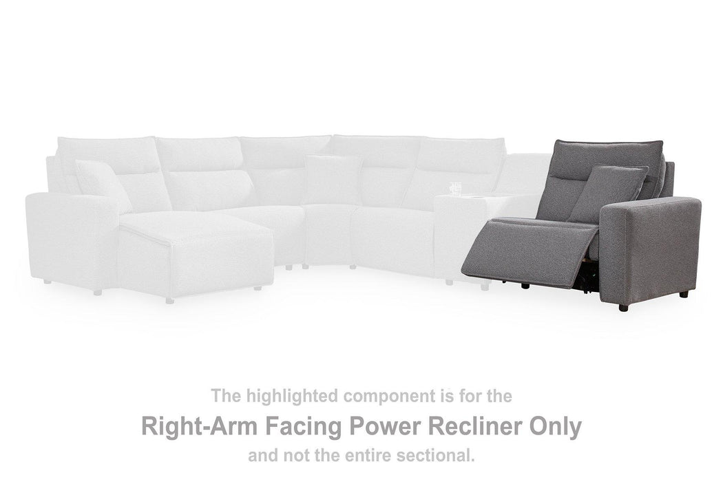 Modmax Power Reclining Sectional with Chaise - One & Only Furniture
