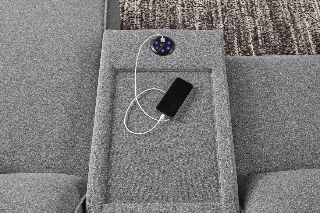 Modmax Power Reclining Sectional with Chaise - One & Only Furniture