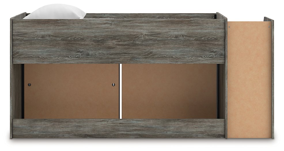 Frandern Loft Bed with Bookcase and Drawer Storage - One & Only Furniture