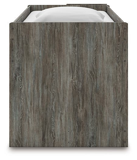 Frandern Loft Bed with Bookcase and Drawer Storage - One & Only Furniture