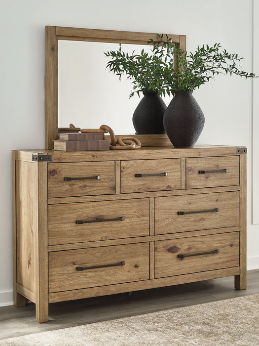 Ridgester Dresser and Mirror - One & Only Furniture