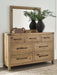 Ridgester Dresser and Mirror - One & Only Furniture