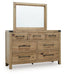 Ridgester Dresser and Mirror - One & Only Furniture