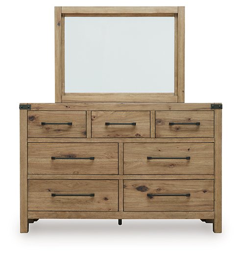 Ridgester Dresser and Mirror - One & Only Furniture