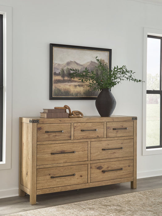 Ridgester Dresser and Mirror - One & Only Furniture