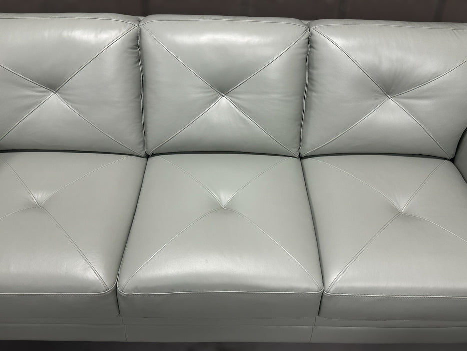 Atmore by Abbyson – Genuine Leather Sofa & Loveseat Set - One & Only Furniture