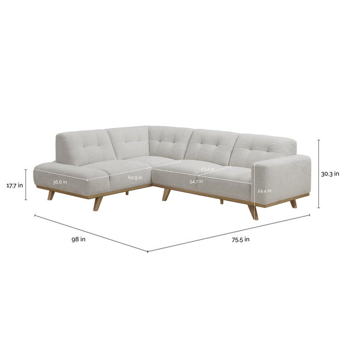 Costco Open Box Aeva Fabric Sectional