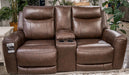 Gravier Power Reclining Loveseat with Console - One & Only Furniture