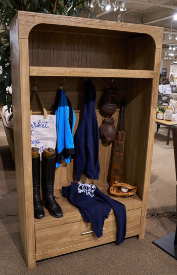 Dovander Hall Tree with Storage Bench - One & Only Furniture