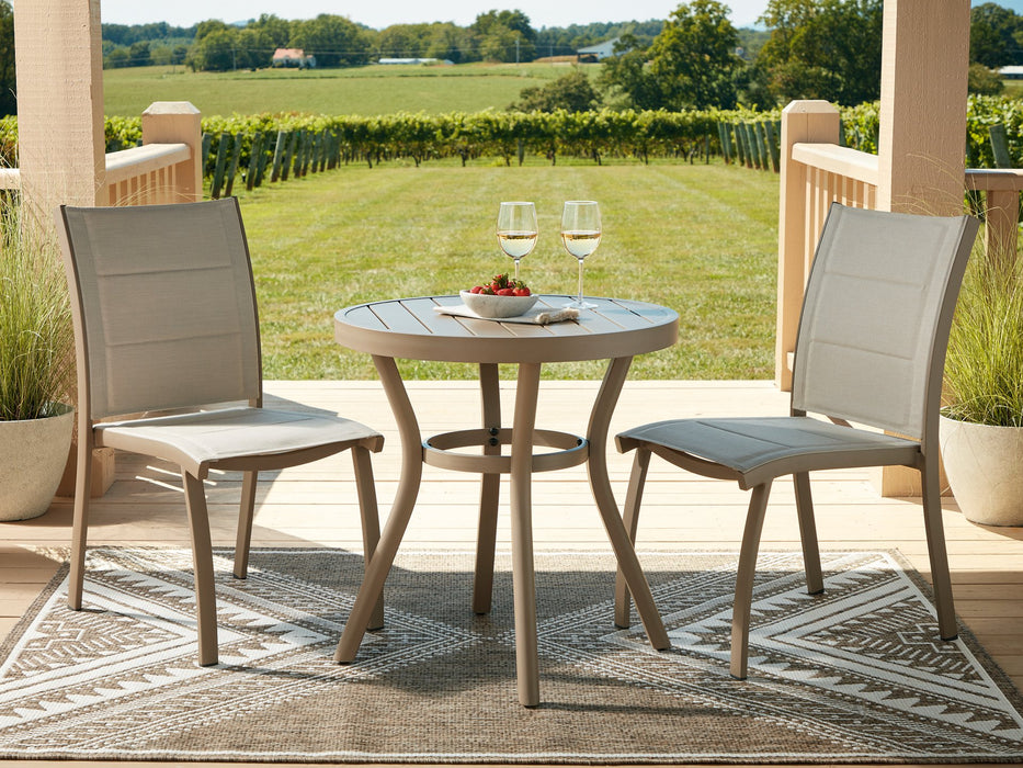 Mission Beach Outdoor Table and 2 Chairs - One & Only Furniture