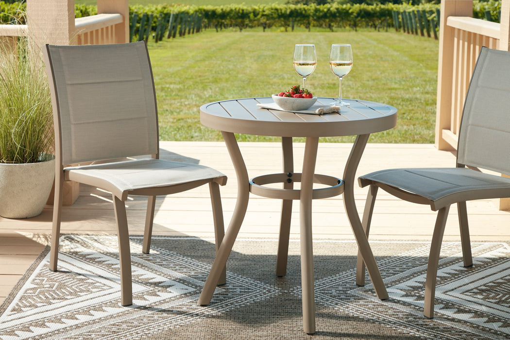 Mission Beach Outdoor Table and 2 Chairs - One & Only Furniture