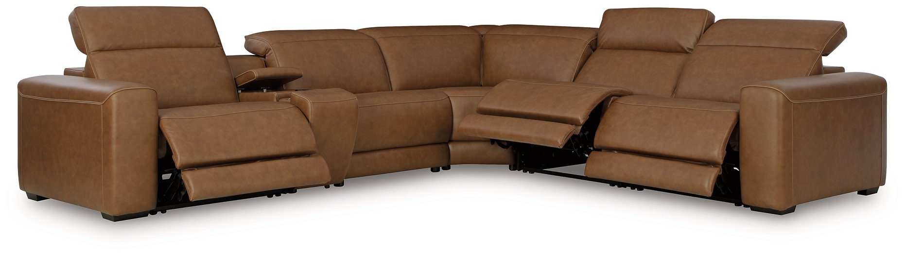 Magic Man 5-Piece Power Reclining Sectional - One & Only Furniture