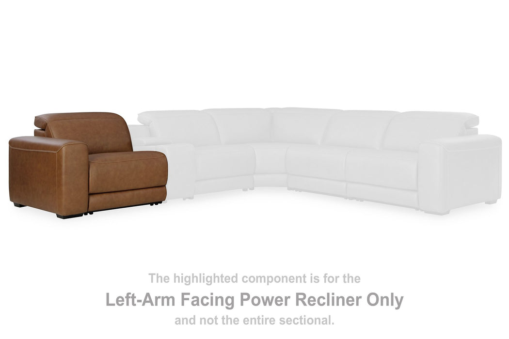 Magic Man 5-Piece Power Reclining Sectional - One & Only Furniture