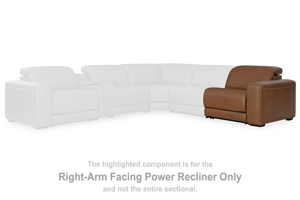 Magic Man 5-Piece Power Reclining Sectional - One & Only Furniture