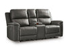 Bleckley Power Reclining Loveseat with Console - One & Only Furniture