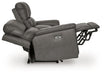 Bleckley Power Reclining Loveseat with Console - One & Only Furniture