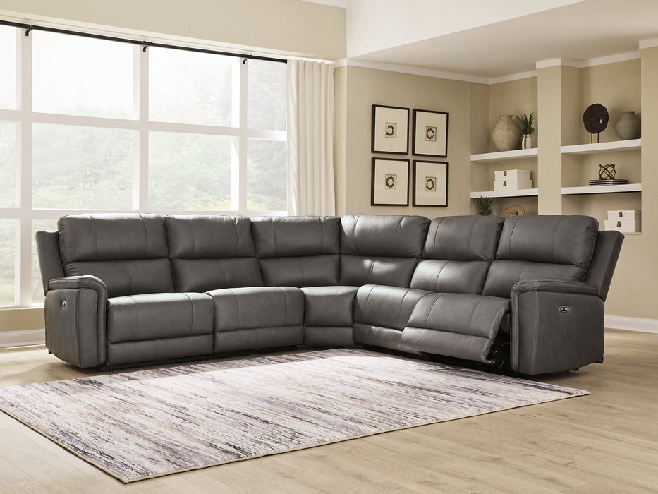 Bleckley Power Reclining Sectional - One & Only Furniture