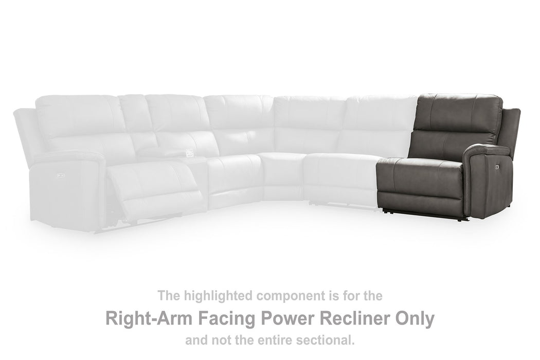 Bleckley Power Reclining Sectional - One & Only Furniture