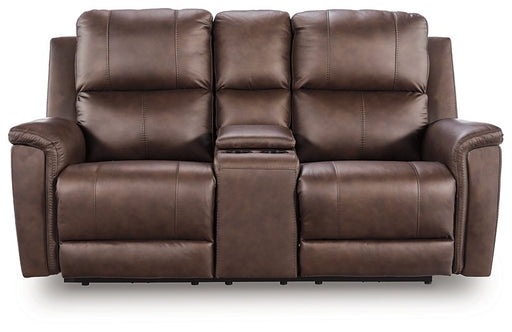 Bleckley Power Reclining Loveseat with Console - One & Only Furniture