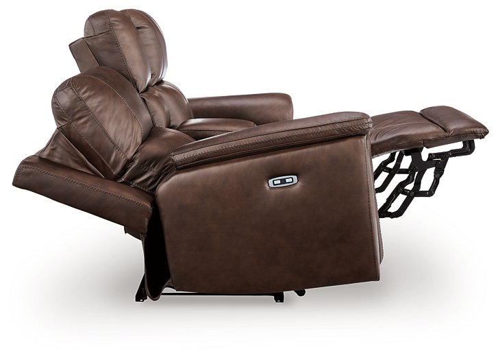 Bleckley Power Reclining Loveseat with Console - One & Only Furniture