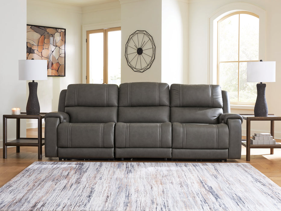 5Z - Pittson Power Sectional Reclining Sofa - One & Only Furniture