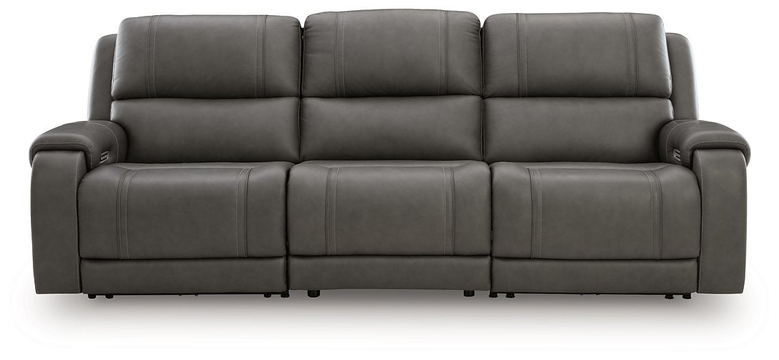 5Z - Pittson Power Sectional Reclining Sofa - One & Only Furniture