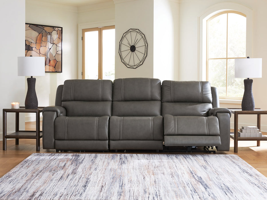 5Z - Pittson Power Sectional Reclining Sofa - One & Only Furniture