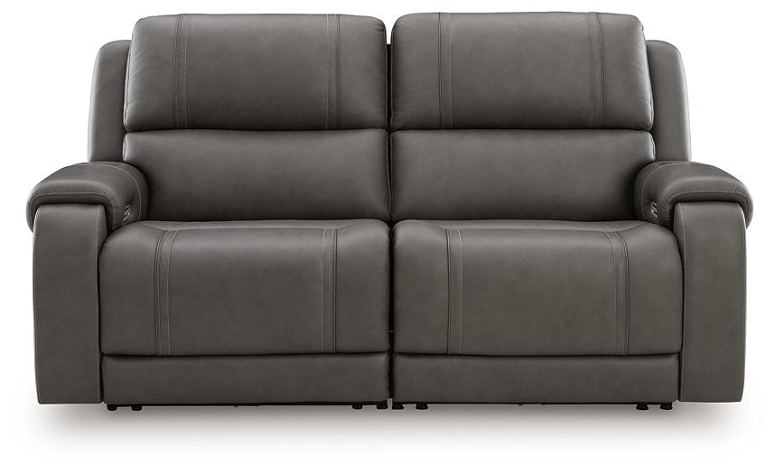 5Z - Pittson Power Reclining Sectional Loveseat - One & Only Furniture