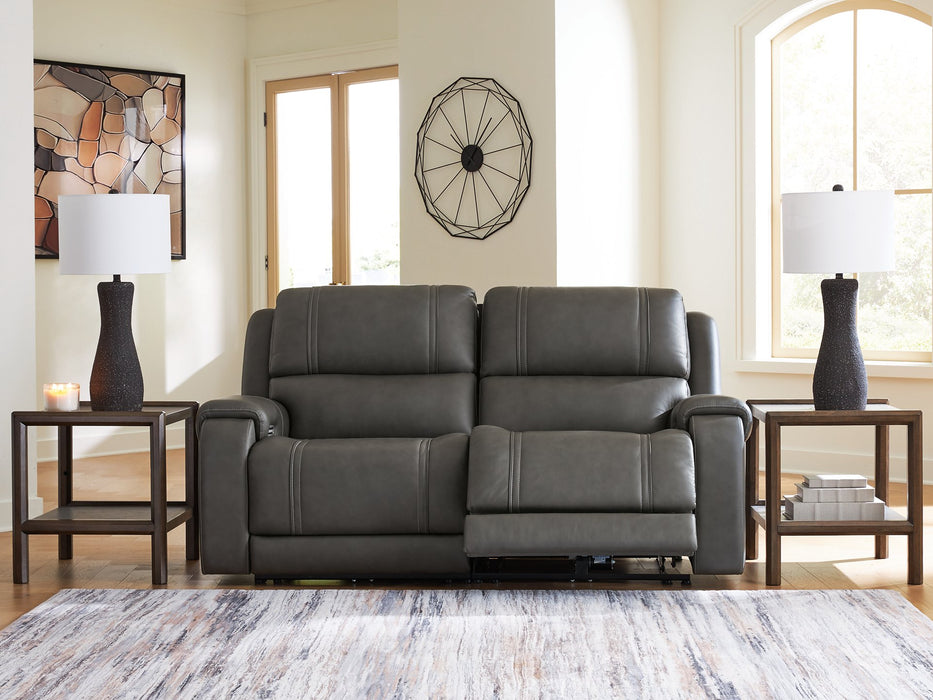 5Z - Pittson Power Reclining Sectional Loveseat - One & Only Furniture