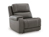 5Z - Pittson Power Reclining Sectional Loveseat - One & Only Furniture