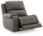 5Z - Pittson Power Reclining Sectional Loveseat with Console - One & Only Furniture