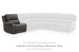 5Z - Pittson Power Reclining Sectional Loveseat with Console - One & Only Furniture