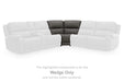 5Z - Pittson Power Reclining Sectional - One & Only Furniture