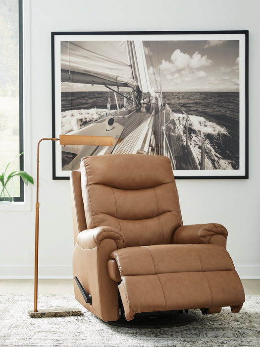 Flynwood Swivel Glider Recliner - One & Only Furniture