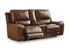 DeepWakes Power Reclining Loveseat with Console - One & Only Furniture
