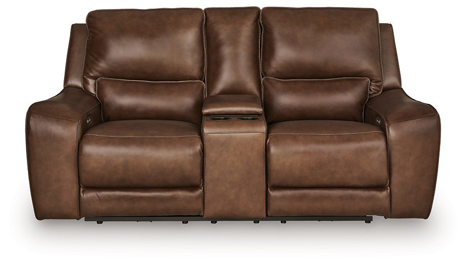 DeepWakes Power Reclining Loveseat with Console - One & Only Furniture