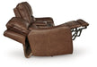 DeepWakes Power Reclining Loveseat with Console - One & Only Furniture