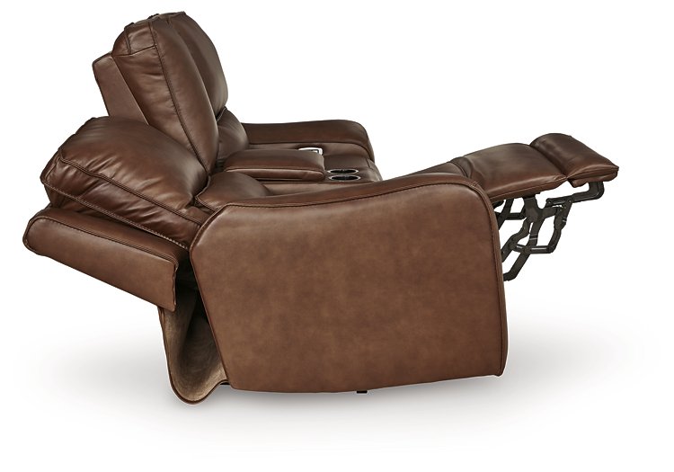 DeepWakes Power Reclining Loveseat with Console - One & Only Furniture