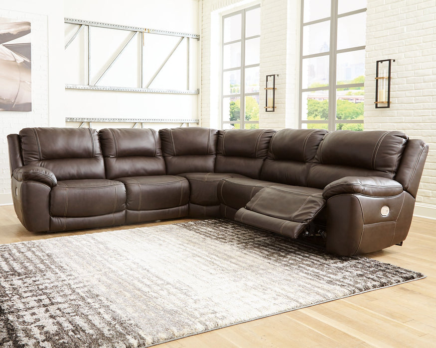Dunleith Power Reclining Sectional - One & Only Furniture