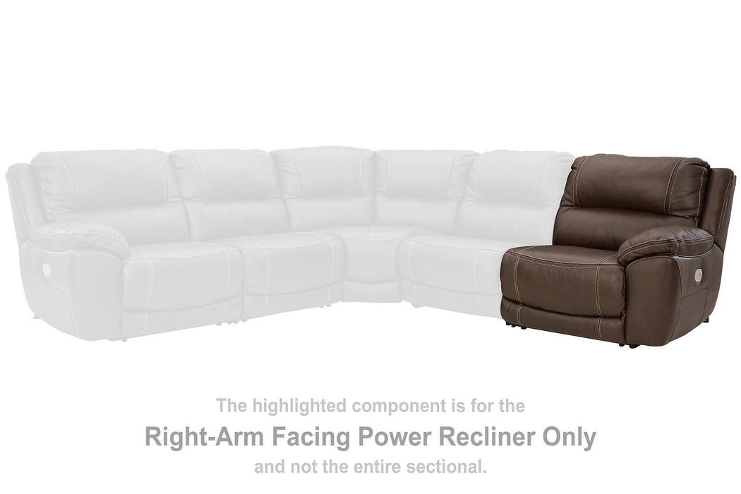 Dunleith Power Reclining Sectional - One & Only Furniture