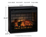 Entertainment Accessories Electric Infrared Fireplace Insert - One & Only Furniture
