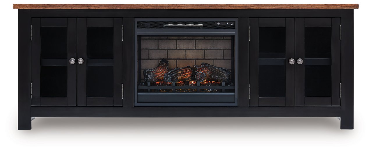 Wildenauer 76" TV Stand with Electric Fireplace