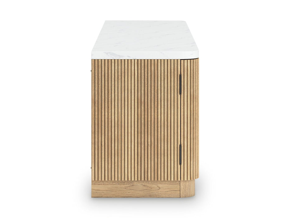 Camdill 80" TV Stand with Electric Fireplace - One & Only Furniture